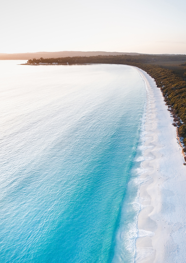 Hyams Beach Beach Wall Art Print Aeroaus